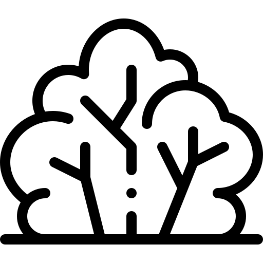 Pictogramme représentant un buisson t illustrant le service de débroussaillage